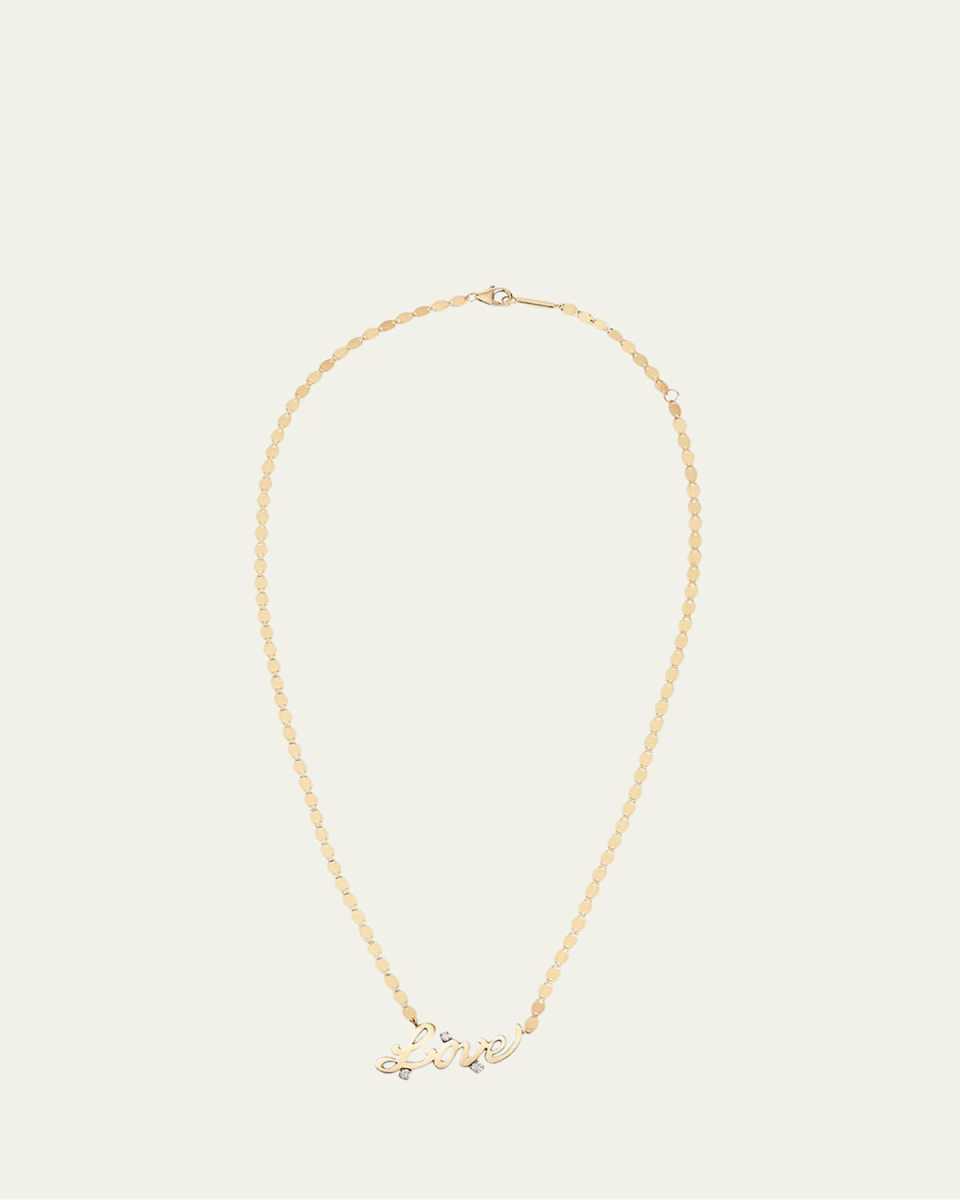 14k Solo Love Diamond Necklace